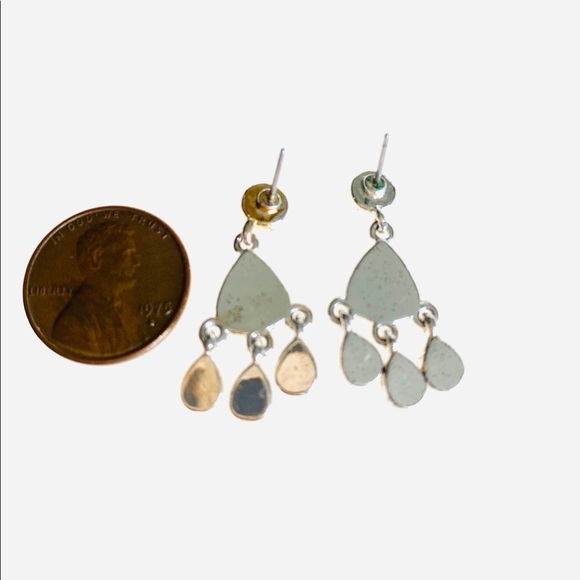 Vintage Earrings Dangles Drops Jewelry Enamel Fashion - Picture 2 of 6